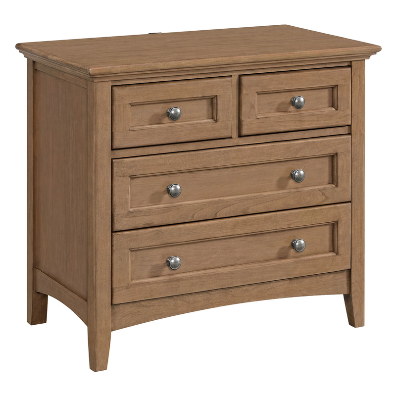 Mckenzie 4 Drawer Nightstand - Woodcraft Furniture