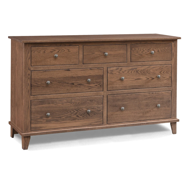 Franklin 7 Drawer Dresser - Woodcraft Furniture