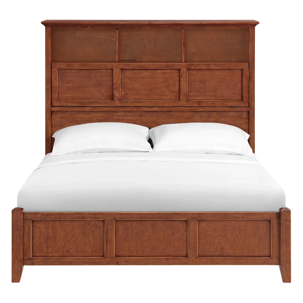 Mckenzie Bookcase Storage Bed - Woodcraft Furniture