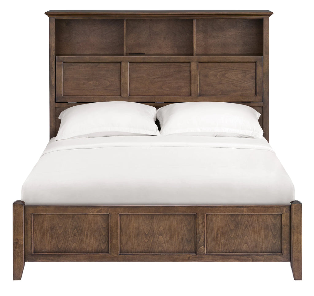 Mckenzie Bookcase Storage Bed - Woodcraft Furniture