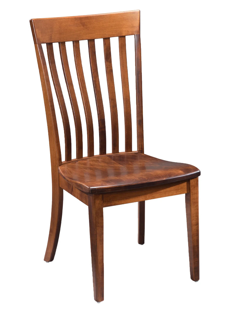Bow End Table & Nathan Chair Dining Set - Woodcraft Furniture