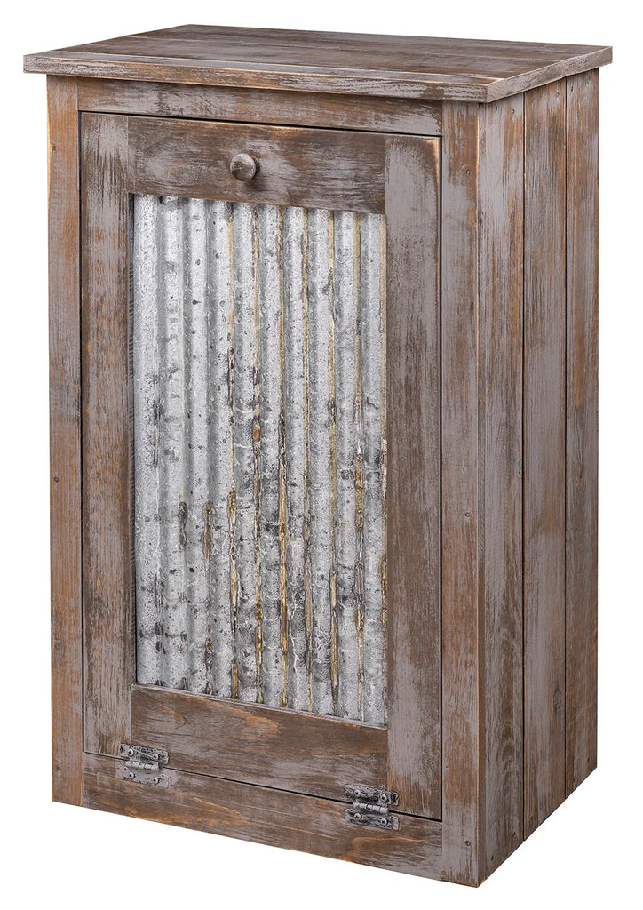 Gold Mine Single Trash Bin - Woodcraft Furniture