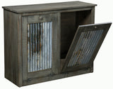 Gold Mine Double Trash Bin - Woodcraft Furniture