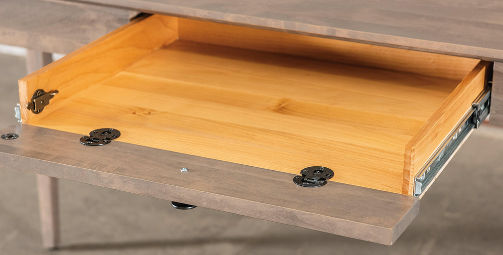 Alder Modular Writing Desk - Woodcraft Furniture