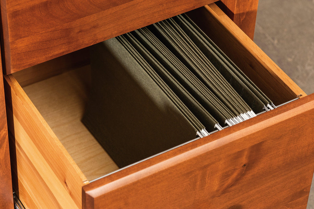 Alder Modular File Cabinet - Woodcraft Furniture