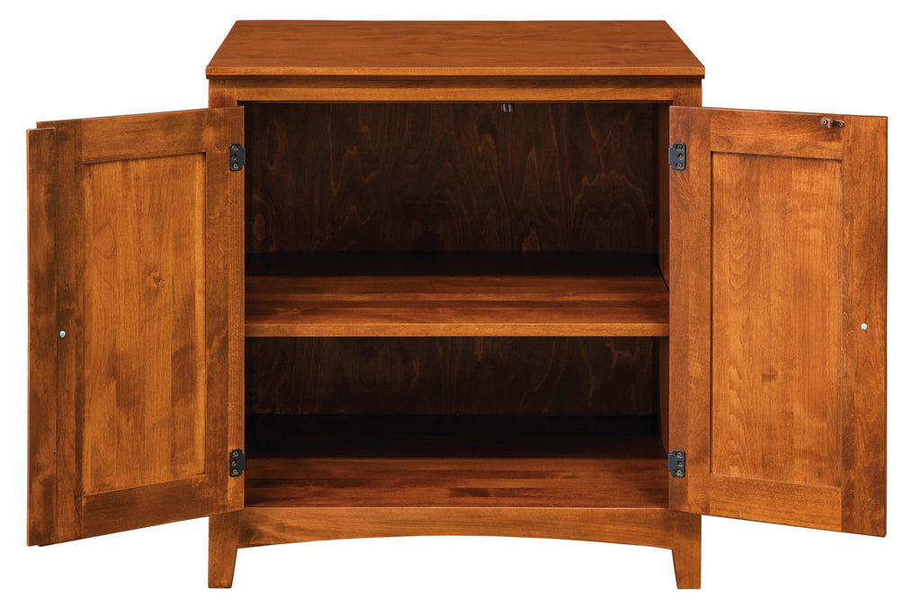 Alder Modular 2 Door Cabinet - Woodcraft Furniture