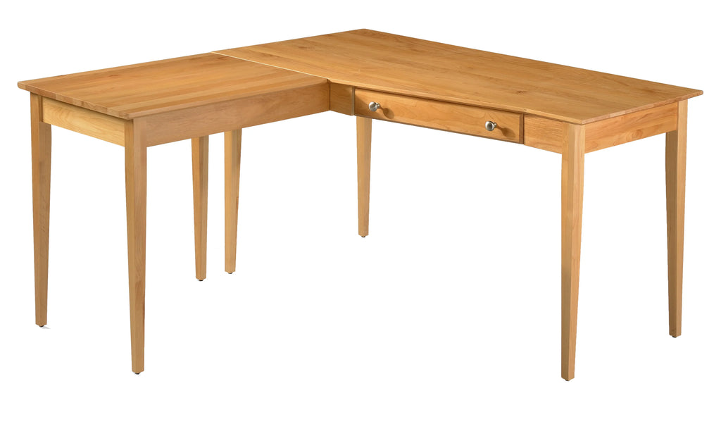 Alder Modular Wedge Desk - Woodcraft Furniture