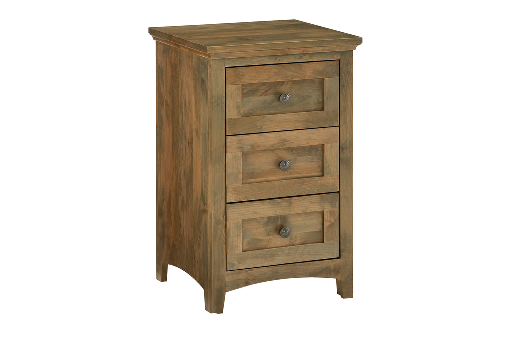 Emmerson 3 Drawer Nightstand - Woodcraft Furniture