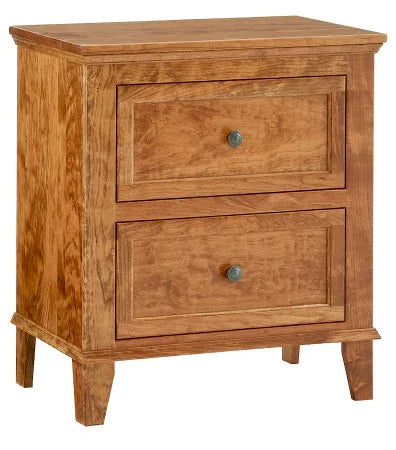 Belmont 2 Drawer Nightstand - Woodcraft Furniture