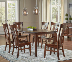 Boat Shape Table & Florence Chair Dining Set - Woodcraft Furniture