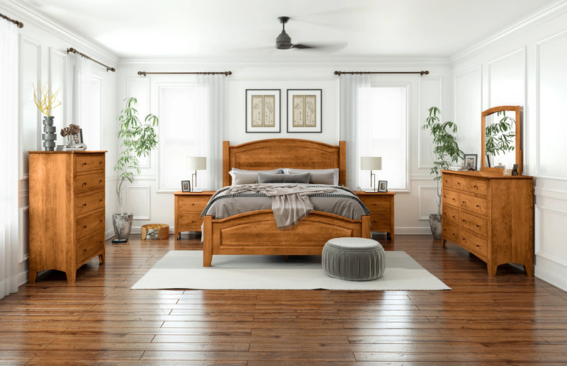 Carlston 2 Drawer Nightstand - Woodcraft Furniture