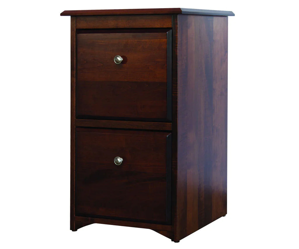 Economy 2 Drawer File Cabinet - Woodcraft Furniture