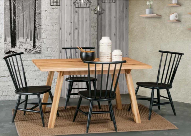Ellington Table & Barrington Chair Dining Set - Woodcraft Furniture