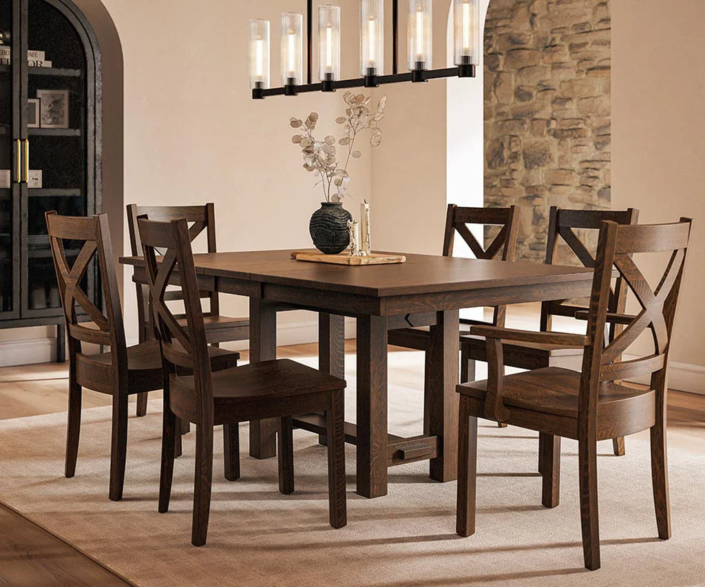 Emma Trestle Table - Woodcraft Furniture