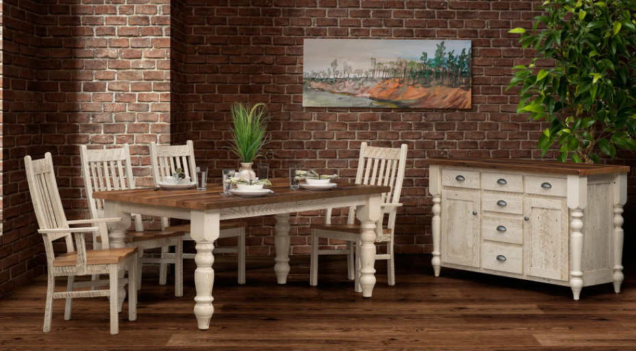 Farmhouse dining room online table set