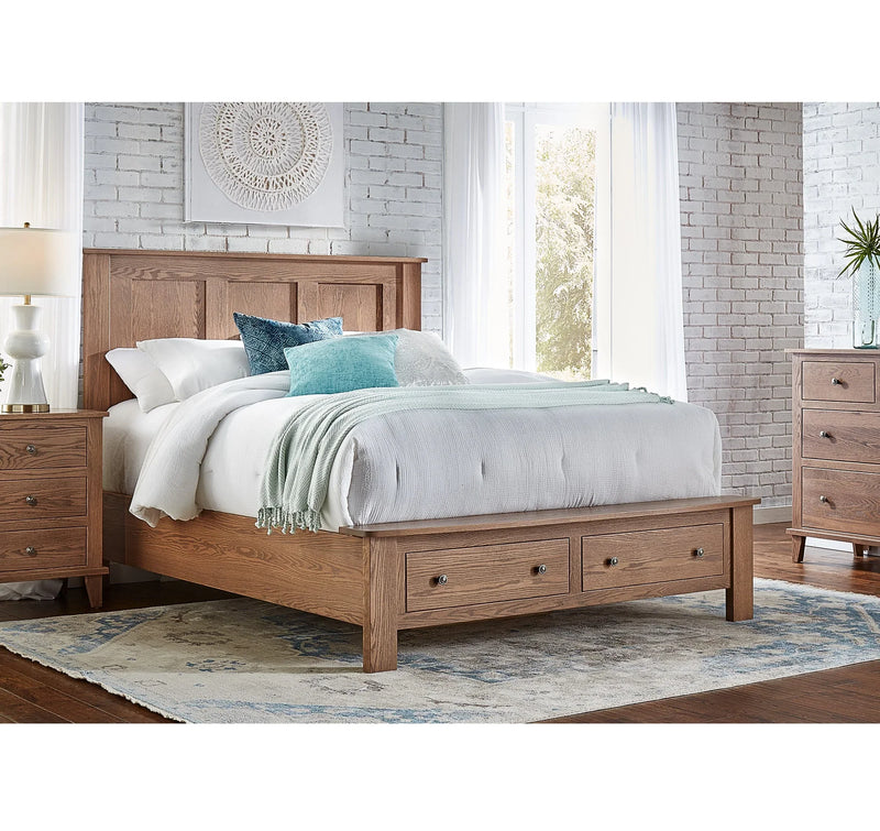 Franklin Storage Bed - Woodcraft Furniture