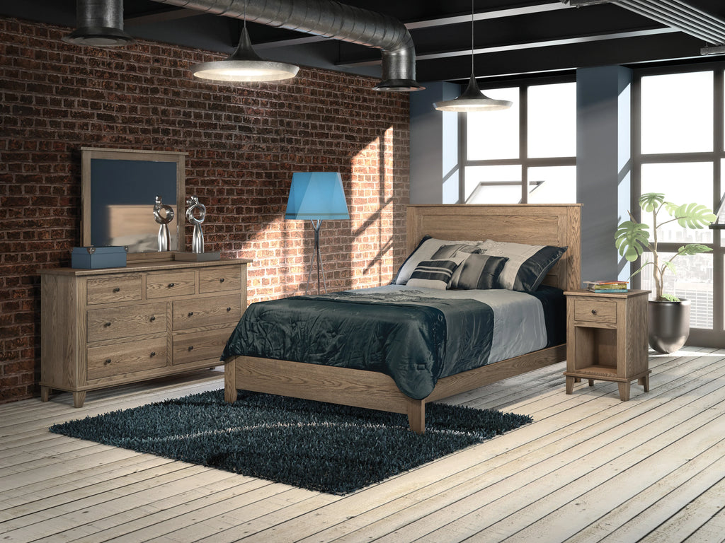Madison 1 Drawer Nightstand - Woodcraft Furniture