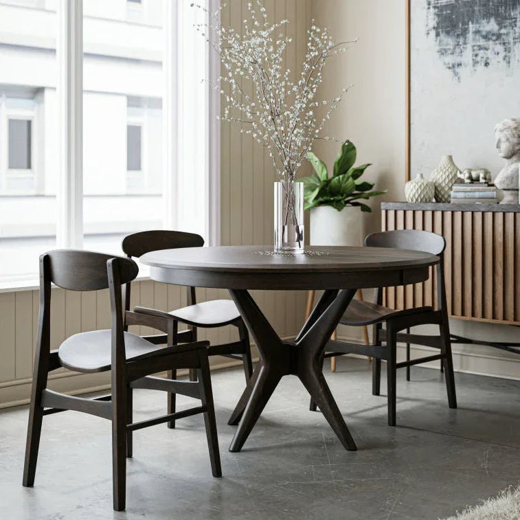 West Newton Round Table & Marque Dining Set - Woodcraft Furniture
