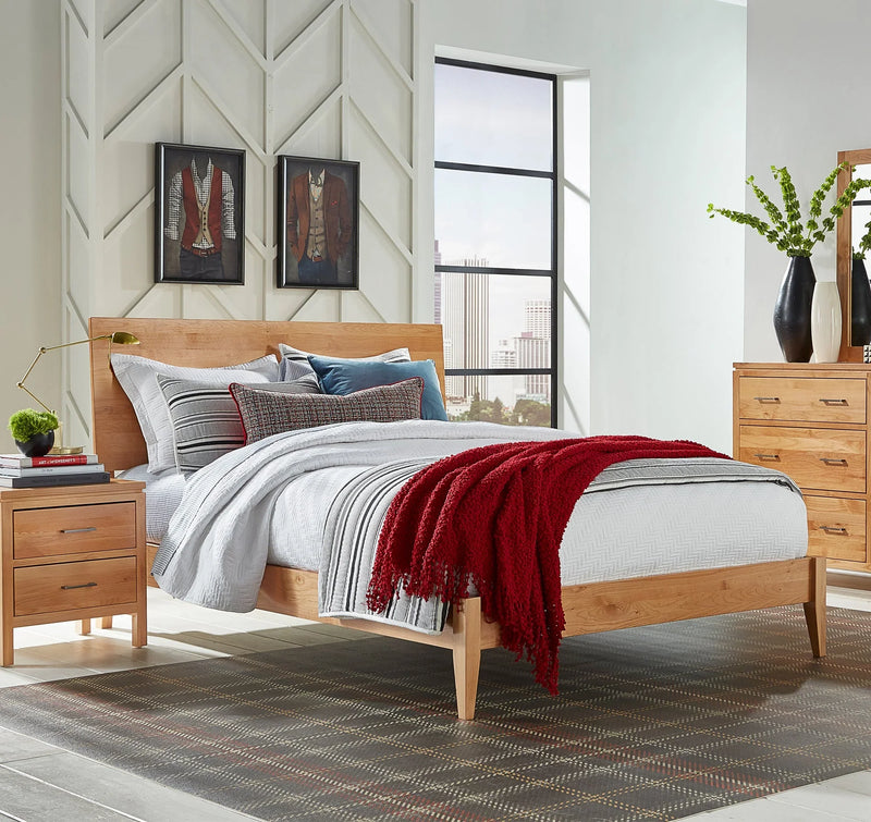 2 West Platform Bed - Woodcraft Furniture