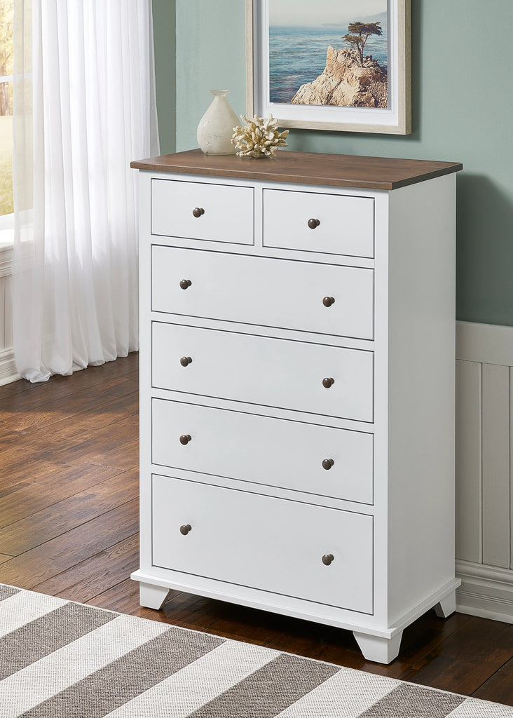 Portland 6 Drawer Chest - Woodcraft Furniture