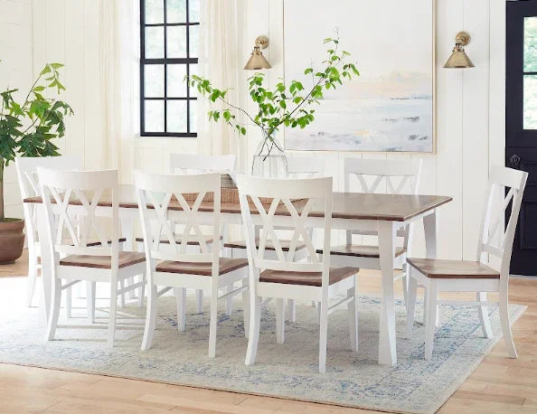 Rectangular Twist Leg Table - Woodcraft Furniture