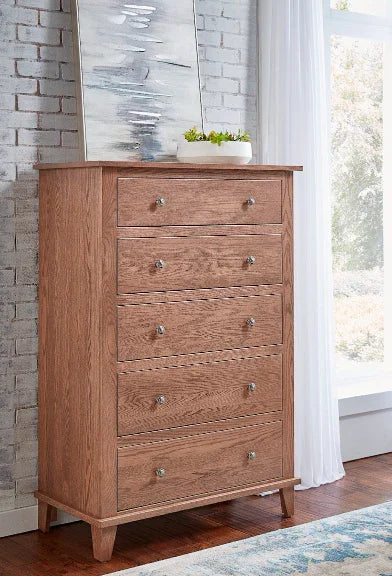 Franklin 5 Drawer Chest - Woodcraft Furniture