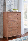 Franklin 5 Drawer Chest - Woodcraft Furniture