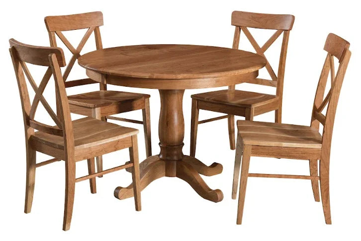 Rebecca Pedestal Table - Woodcraft Furniture