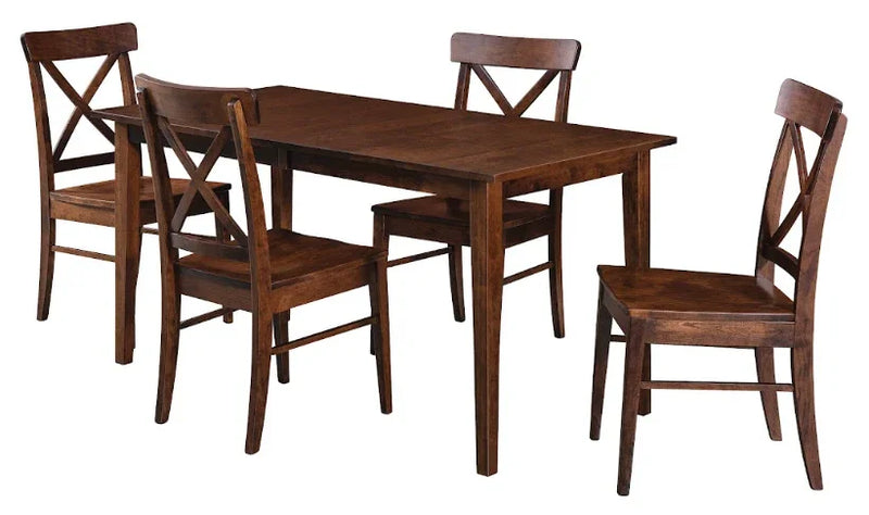 Rectangular Taper Leg Table - Woodcraft Furniture
