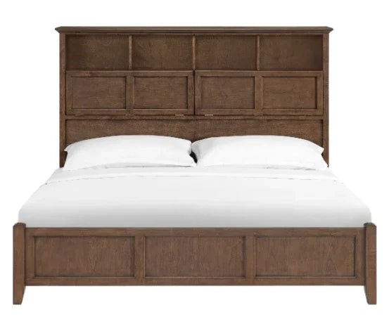 Mckenzie Bookcase Storage Bed - Woodcraft Furniture
