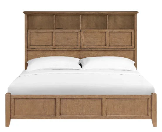 Mckenzie Bookcase Storage Bed - Woodcraft Furniture