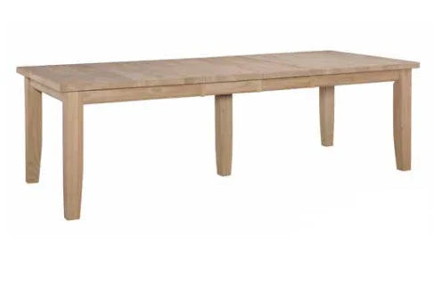 Large Farmhouse Leg Table - Woodcraft Furniture