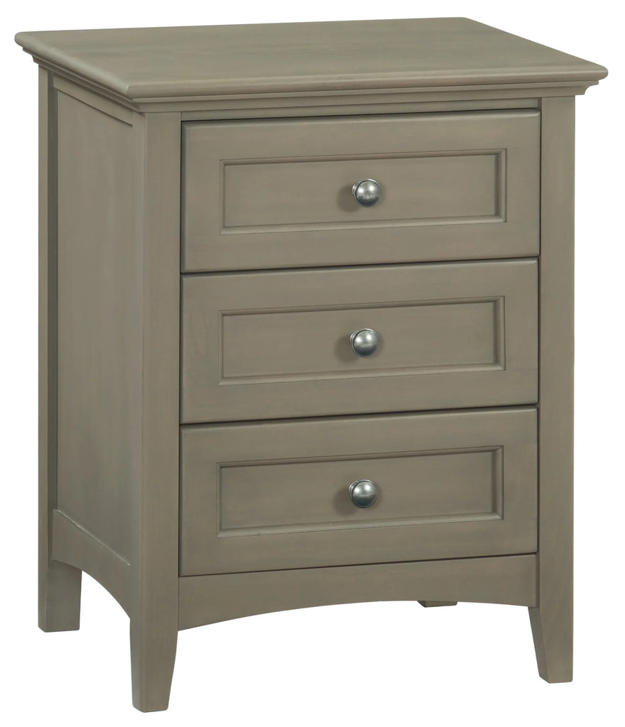 Mckenzie 3 Drawer Nightstand - Woodcraft Furniture