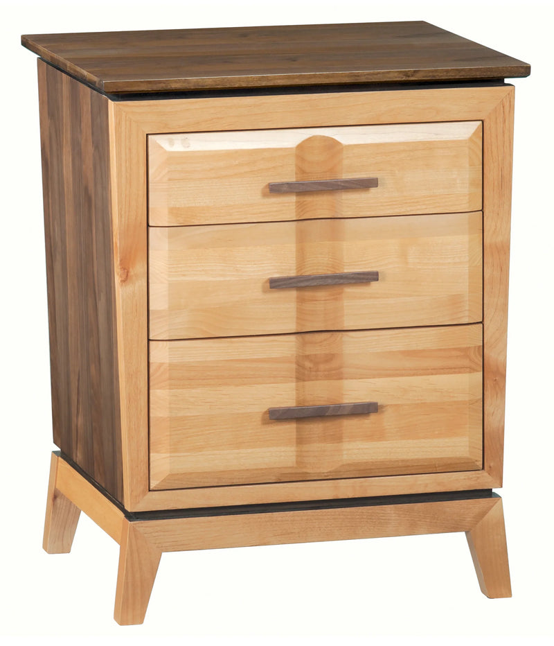 Addison 3 Drawer Nightstand - Woodcraft Furniture