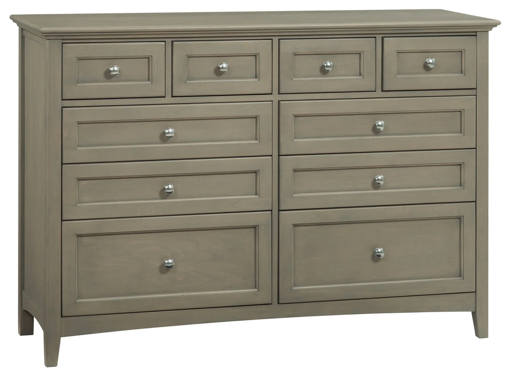 Mckenzie 10 Drawer Dresser - Woodcraft Furniture