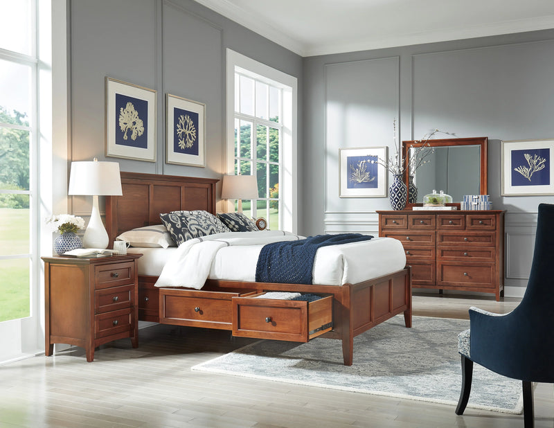 Mckenzie 3 Drawer Nightstand - Woodcraft Furniture