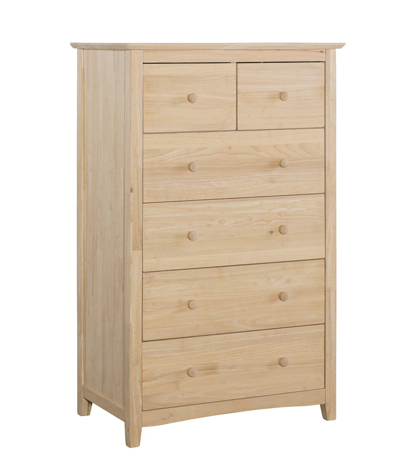 Lancaster 6 Drawer Chest - Woodcraft Furniture