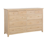 Lancaster 10 Drawer Dresser