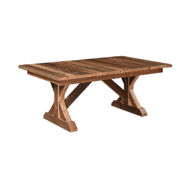 Stretford Trestle Table - Woodcraft Furniture
