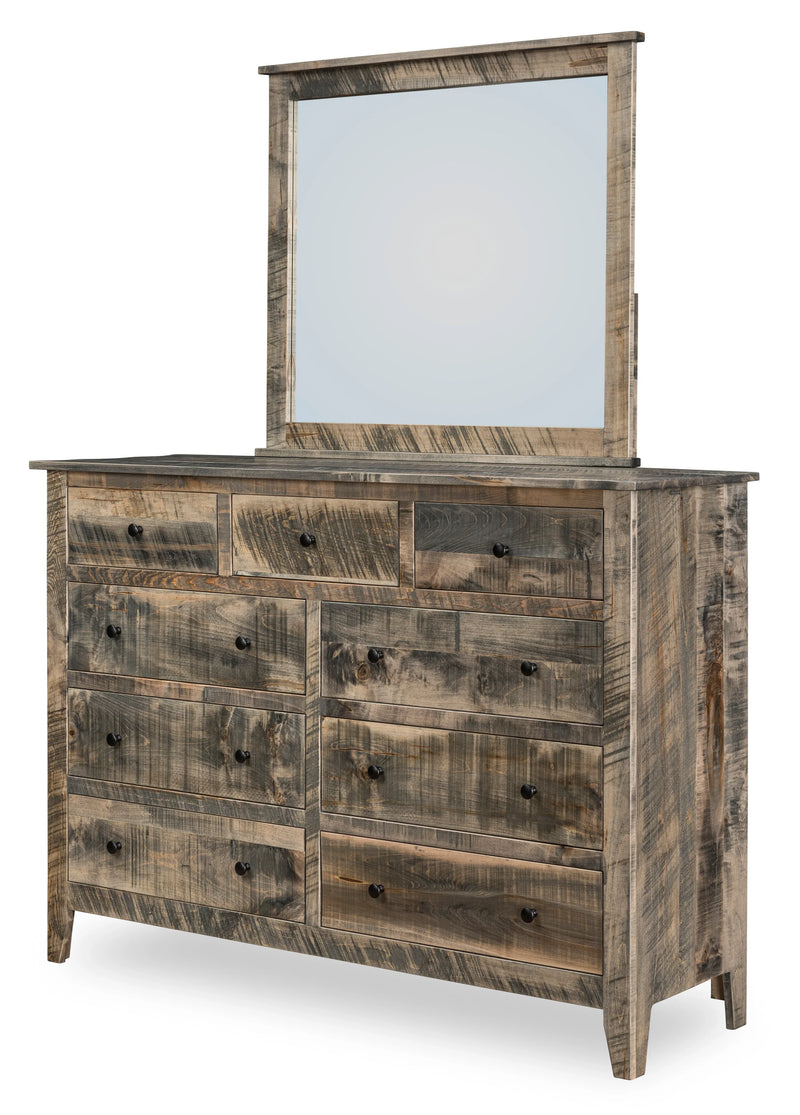 Livingston 9 Drawer Dresser - Woodcraft Furniture