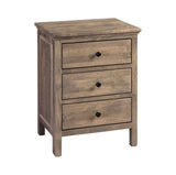 Heritage 3 Drawer Wide Nightstand