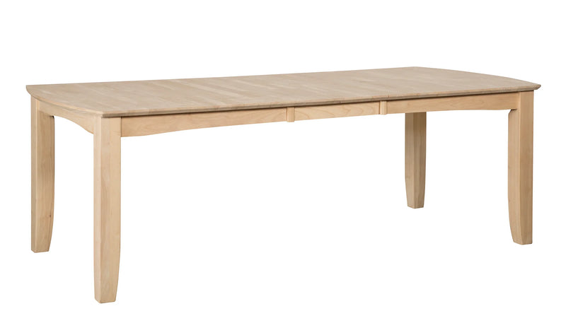 Bow End Leg Table - Woodcraft Furniture