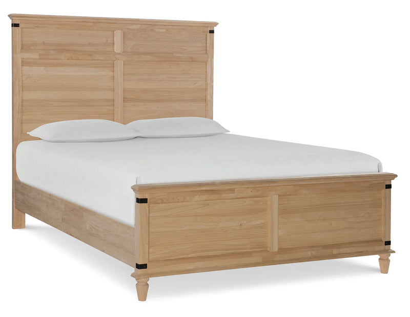 Farmhouse Chic Bed - Woodcraft Furniture
