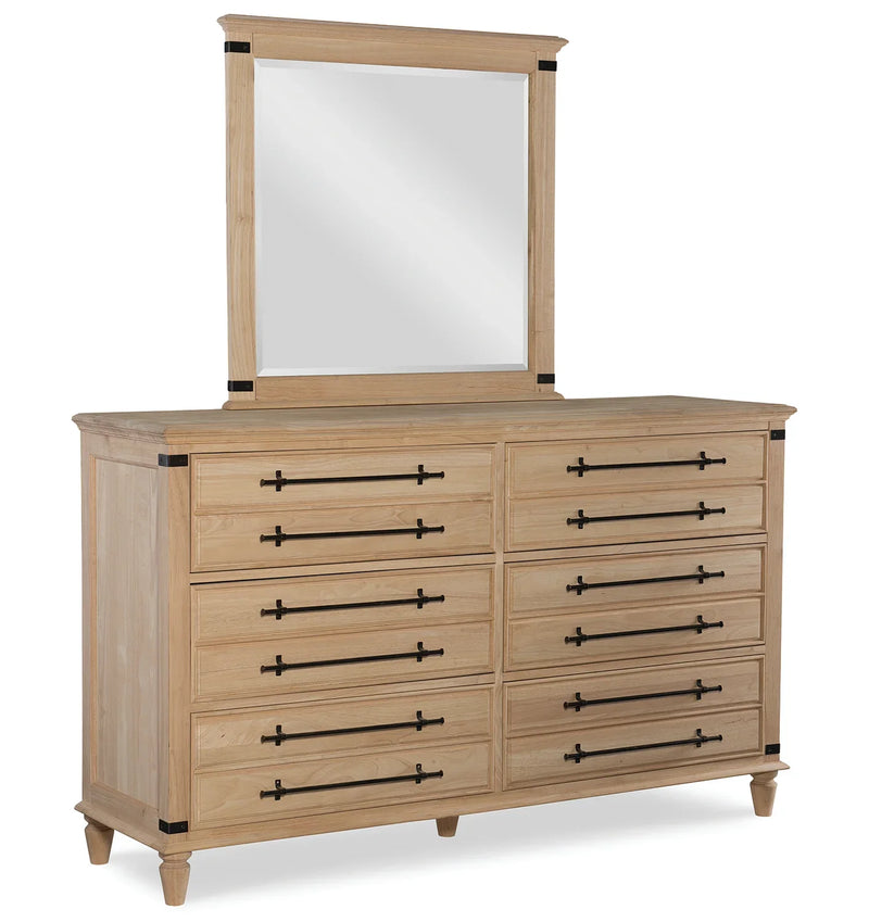 Farmhouse Chic Mirror - Woodcraft Furniture