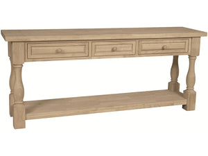 Tuscan Sofa Table - Woodcraft Furniture