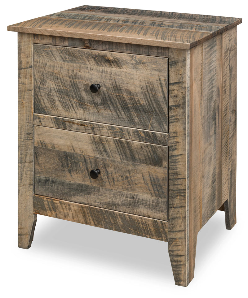 Livingston 2 Drawer Nightstand - Woodcraft Furniture
