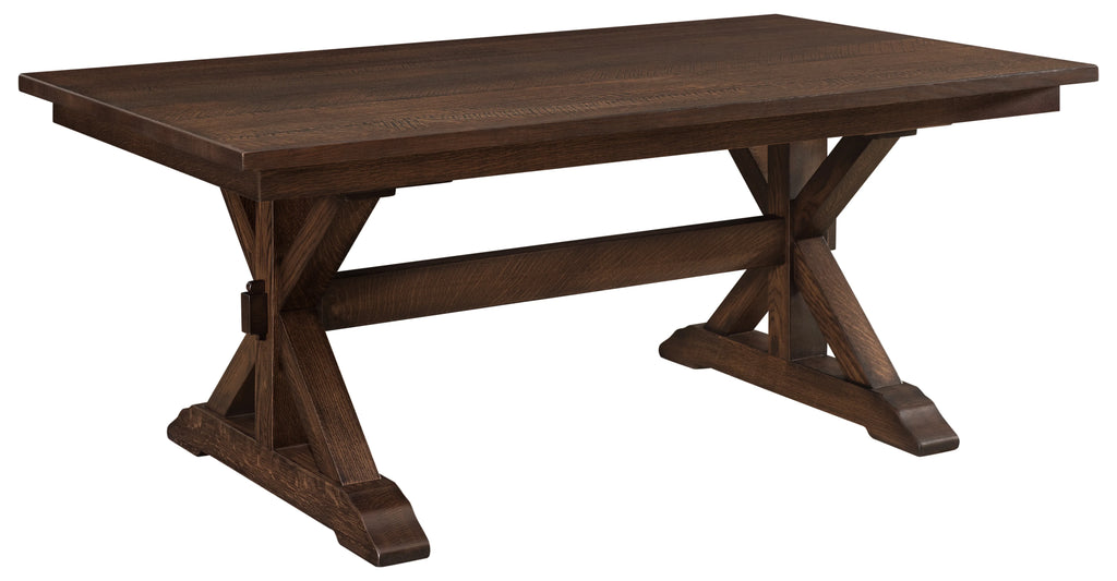 Sawyer Trestle Table - Woodcraft Furniture