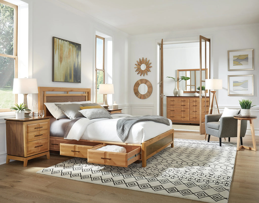Addison Panel Storage Bed - Woodcraft Furniture