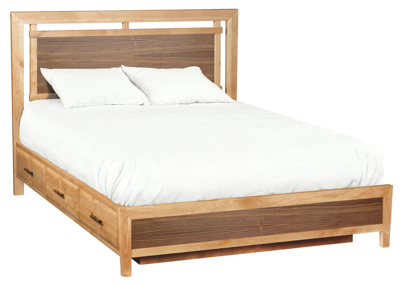 Addison Panel Storage Bed - Woodcraft Furniture