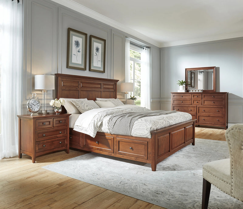Mckenzie 4 Drawer Nightstand - Woodcraft Furniture